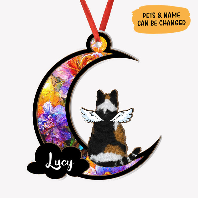 Loss of Pet Sympathy, Personalized Suncatcher Ornament