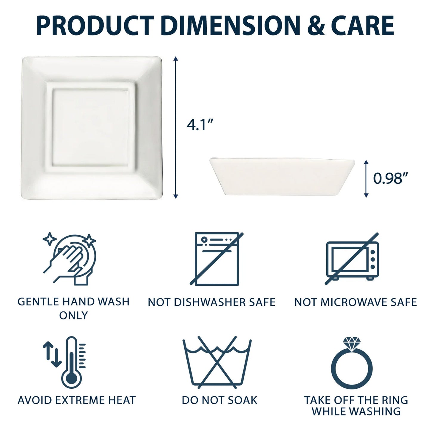 A True Friendship Is A Journey Without An End - Personalized Jewelry Dish  Christmas Gift For Friend