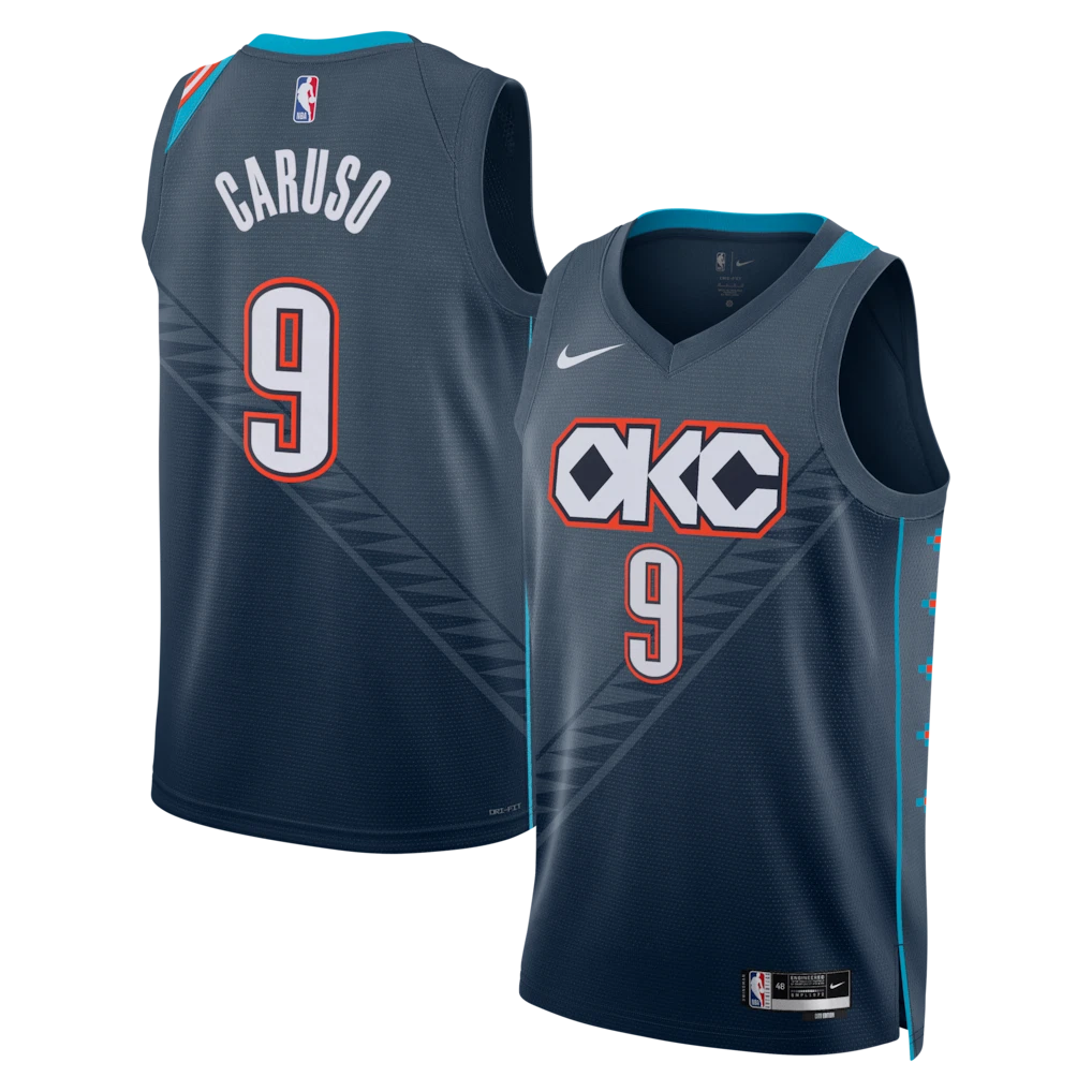 Alex Caruso Oklahoma City Thunder 2025 City Edition Swingman Jersey - Navy