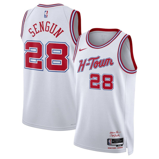 Alperen Sengun Houston Rockets 2025 City Edition Swingman Jersey -  White