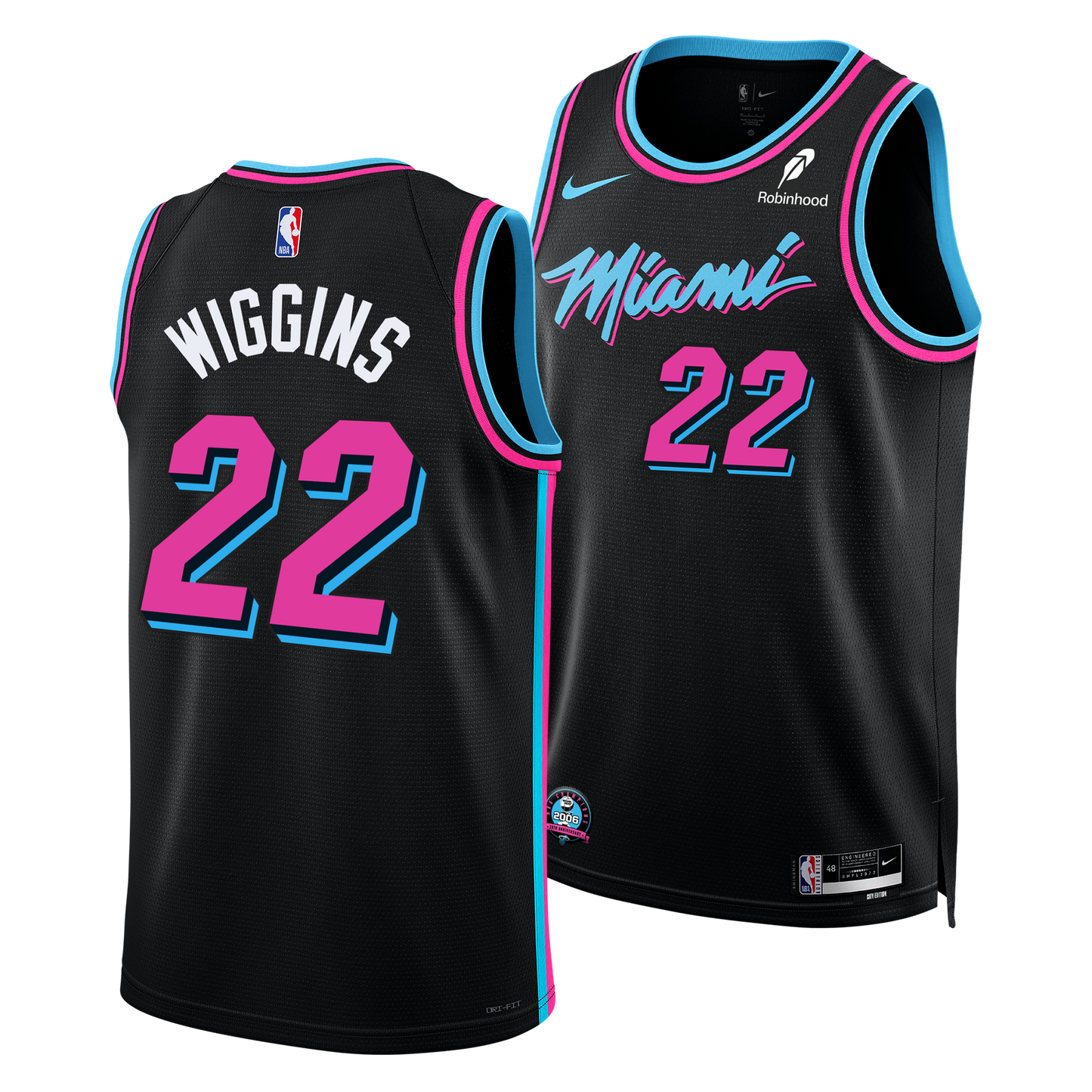 Andrew Wiggins Miami Heat 2025 City Edition Swingman Jersey - Black