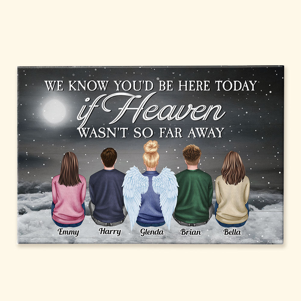 I Am Always With You - Personalized Wrapped Canvas - Christmas Gift For Family, Memorial Canvas, Remembrance Canvas