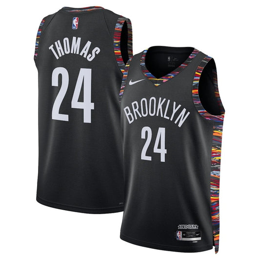 Cam Thomas Brooklyn Nets 2025 City Edition Swingman Jersey - Black