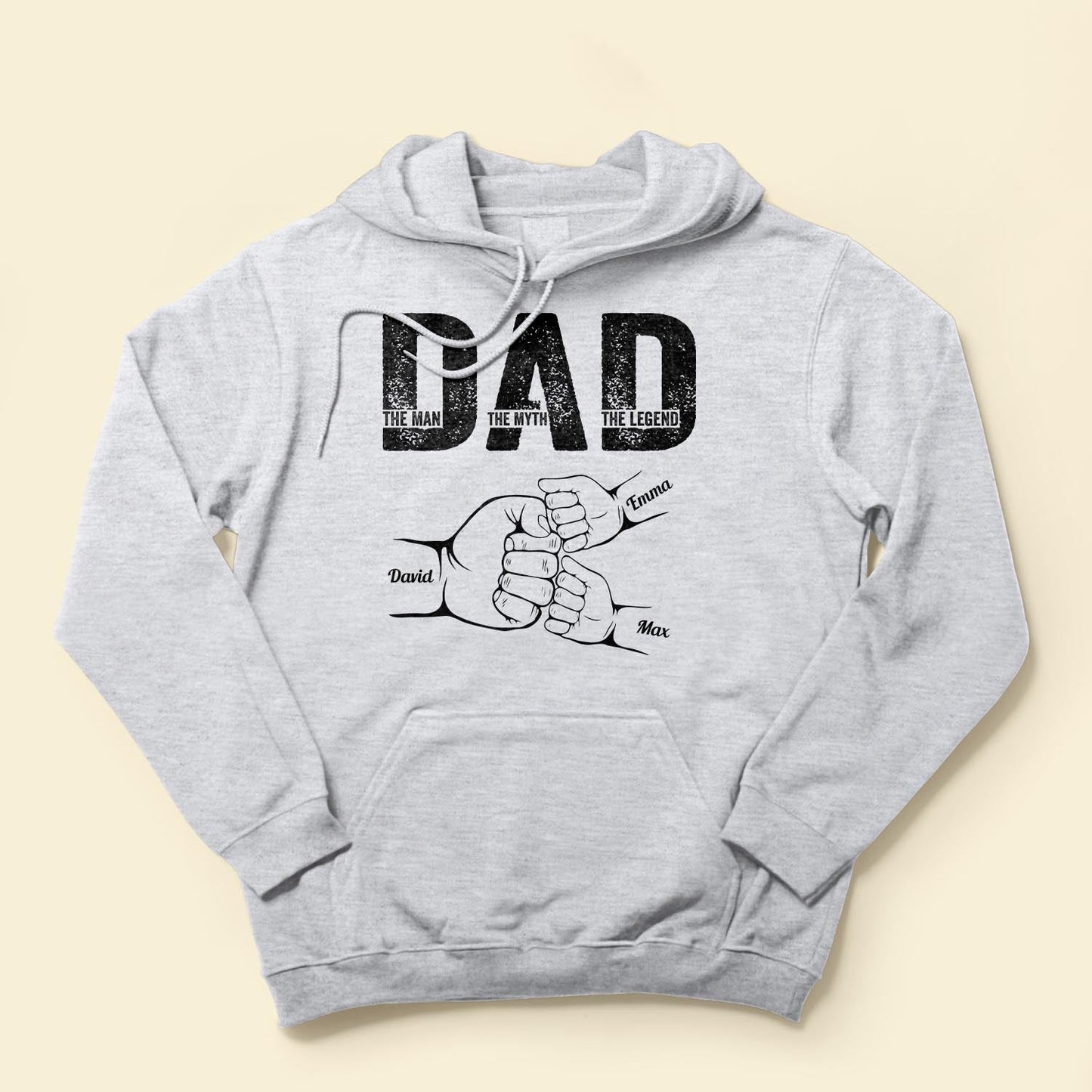 Dad The Man The Myth The Legend - Personalized Shirt Father's Day