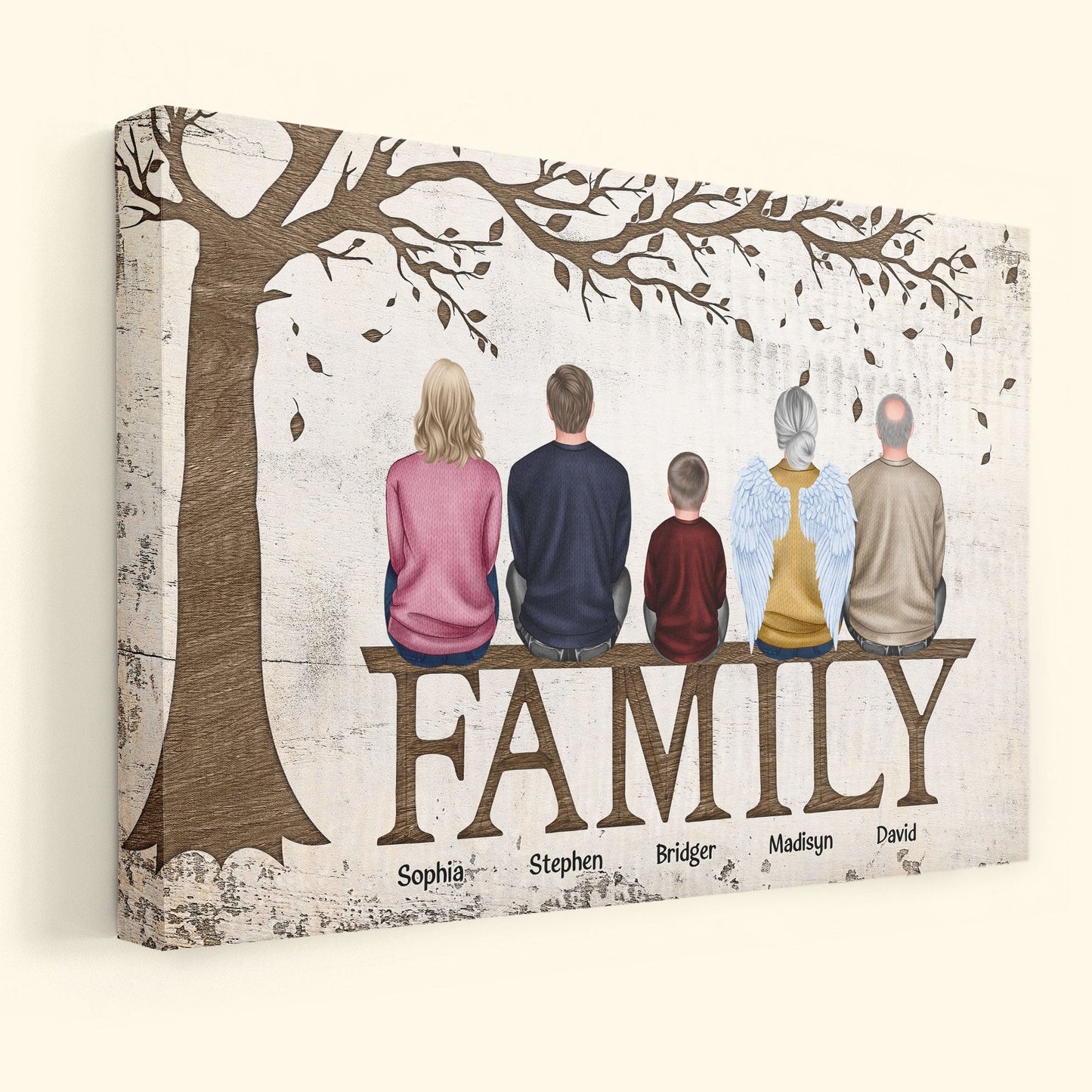 Family - New Version - Personalized Poster/Wrapped Canvas