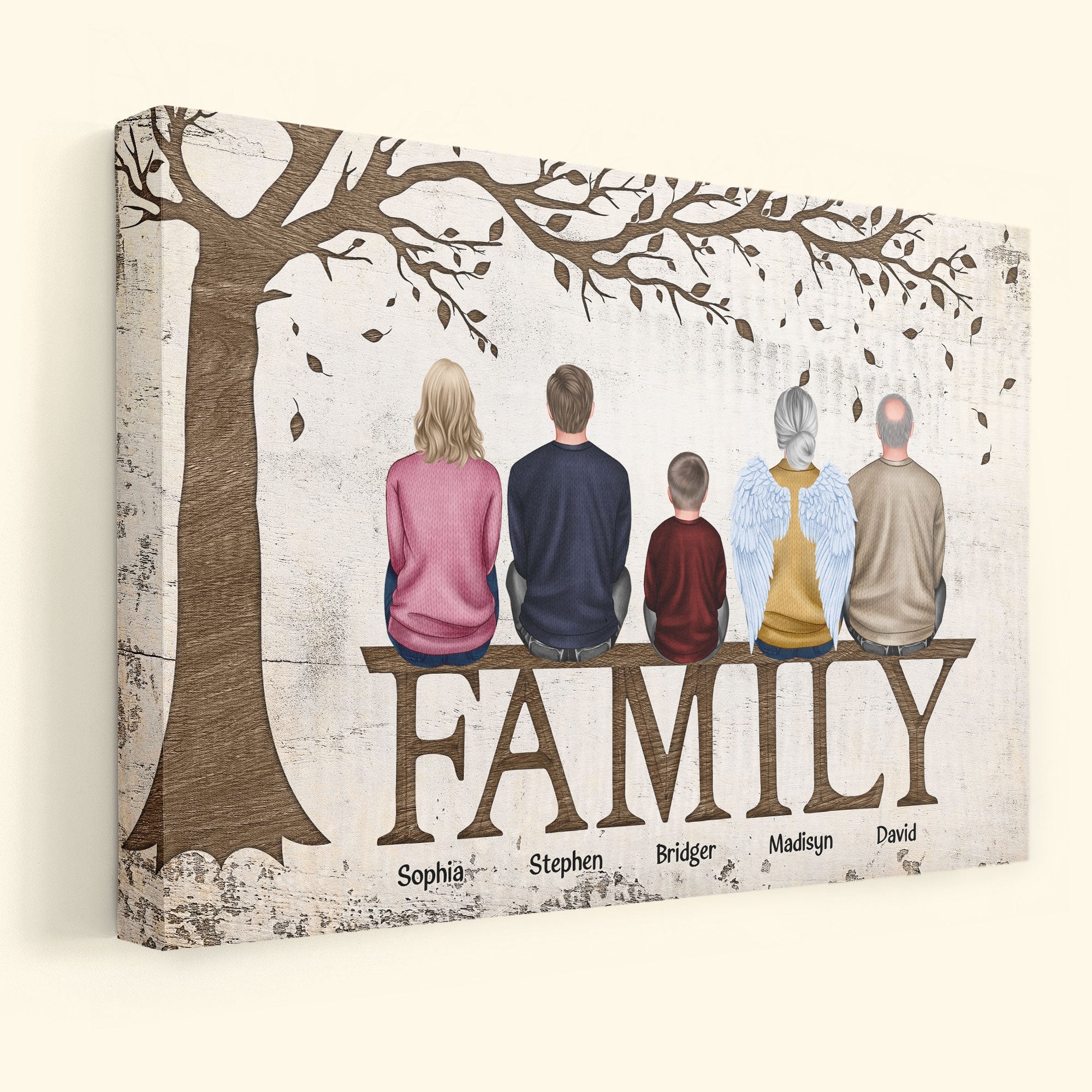 Family - New Version - Personalized Poster/Wrapped Canvas