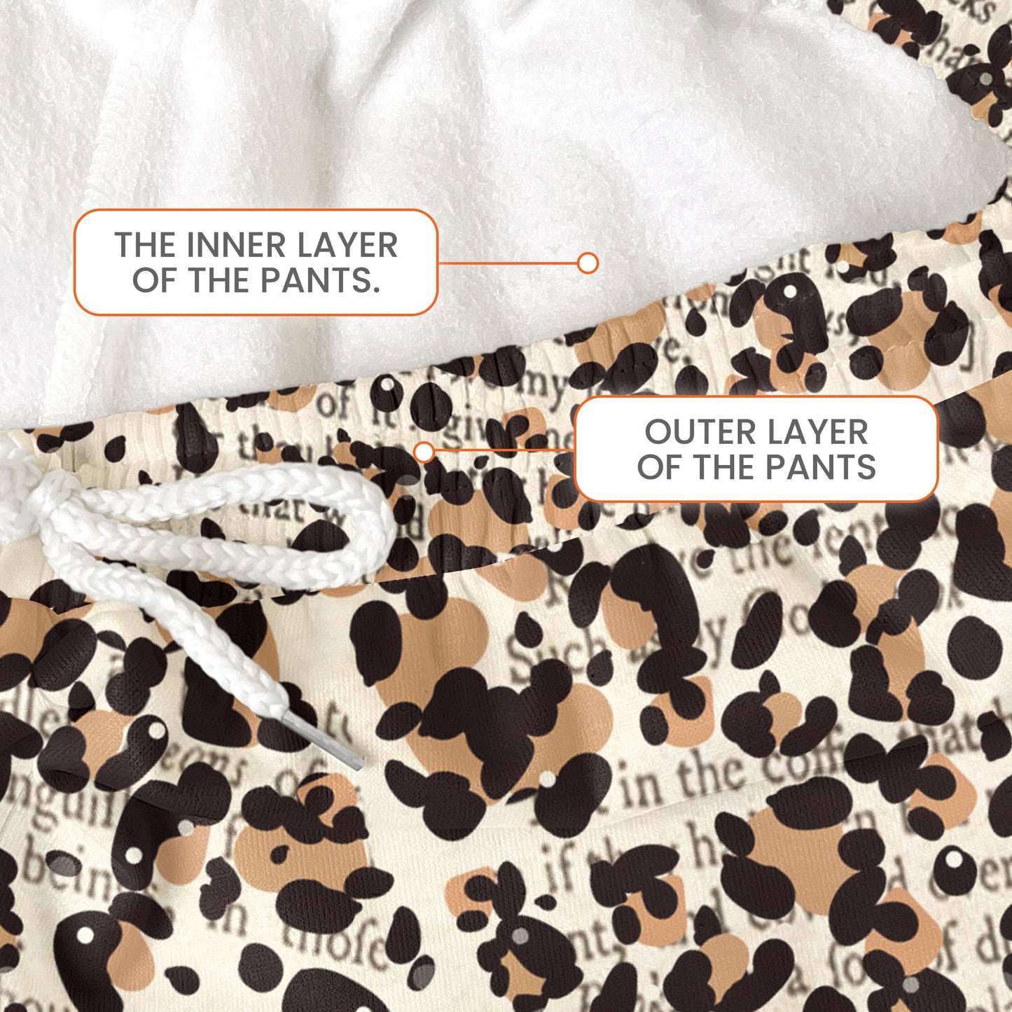 Just A Girl Who Loves Books Leopard Style - Personalized Sweatpants