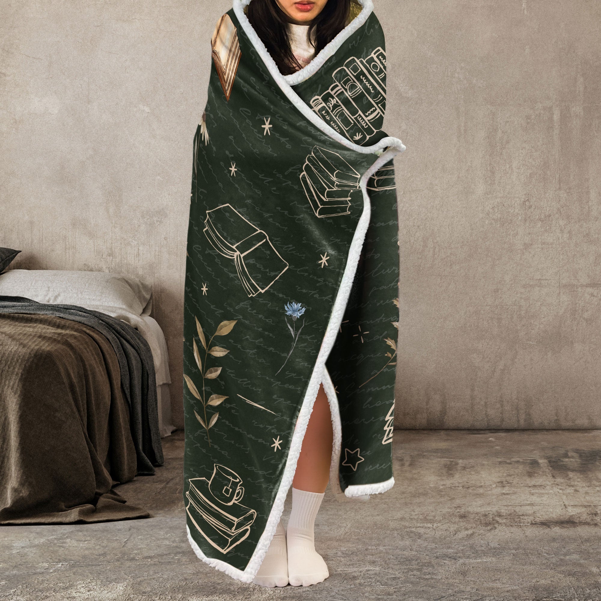 Just One More Chapter - Personalized Wearable Blanket