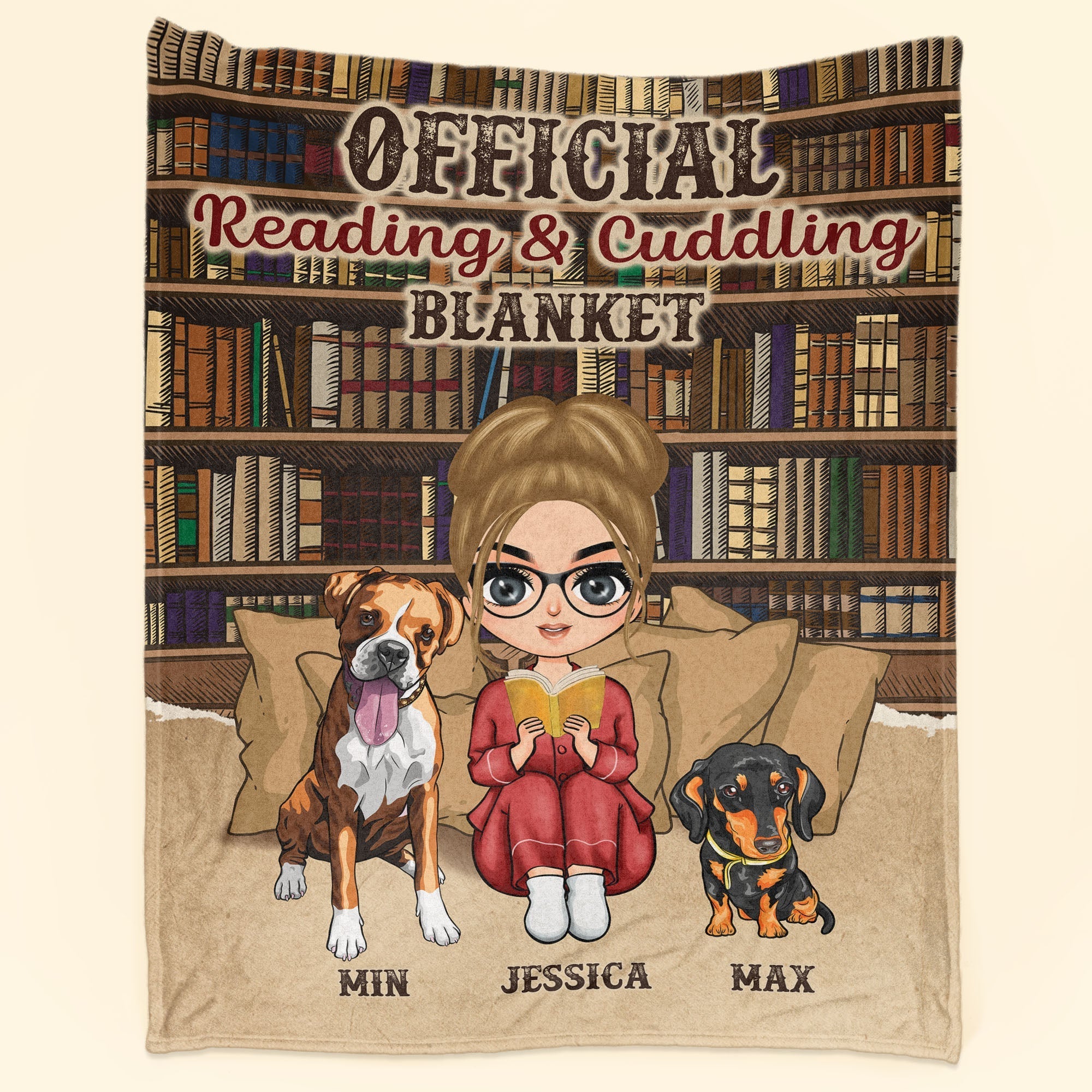 Official Reading & Cuddling Blanket - Personalized Blanket