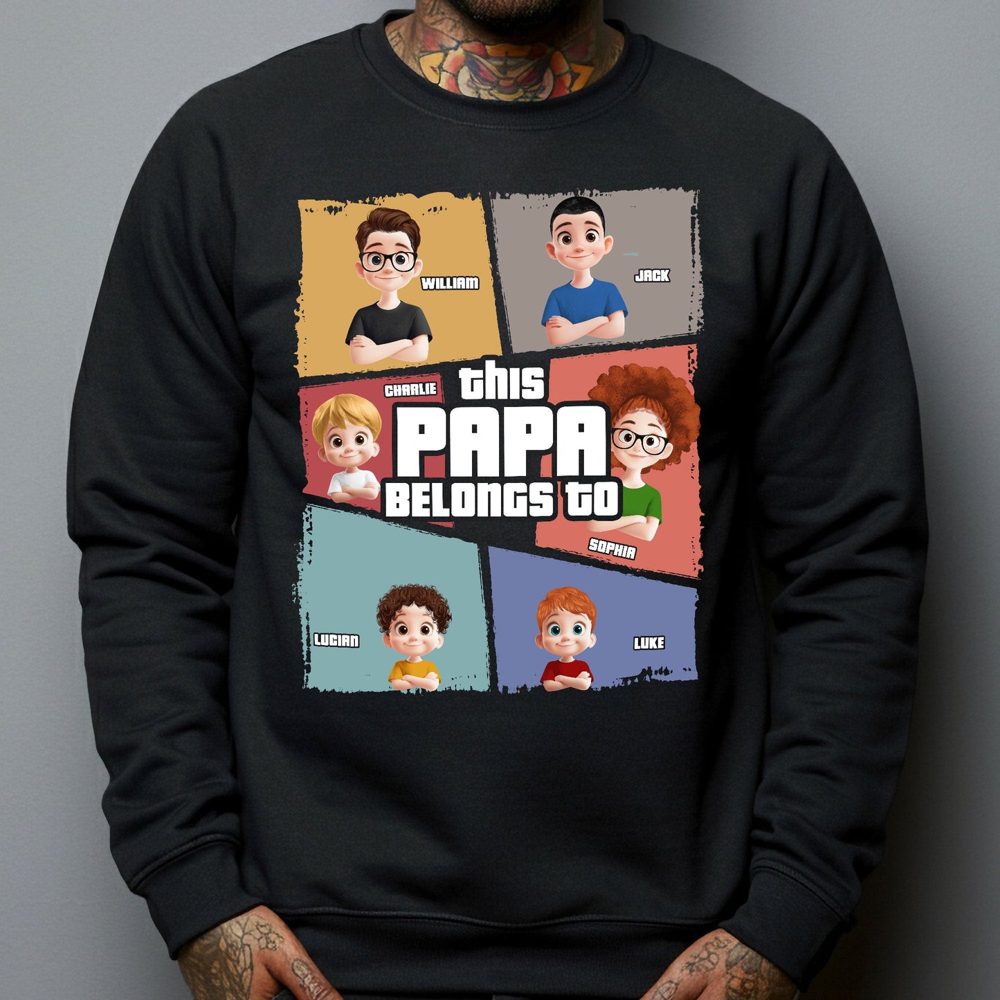 This Grandpa Belongs To - Personalized Shirt For Grandpa