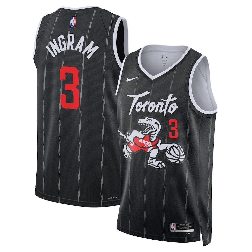 Brandon Ingram Toronto Raptors 2025 City Edition Swingman Jersey - Black
