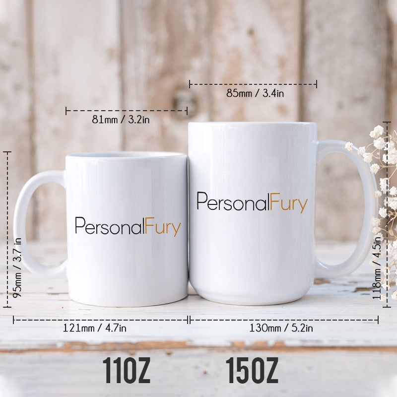 Good Morning Human Servant, Personalized Ceramic Mug