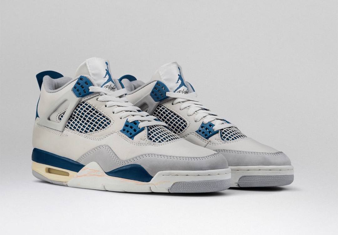 Men's Air Jordan 4 'Military Blue' Shoes