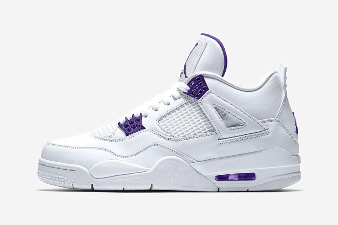 Men's Air Jordan 4 'Metallic Purple' Shoes