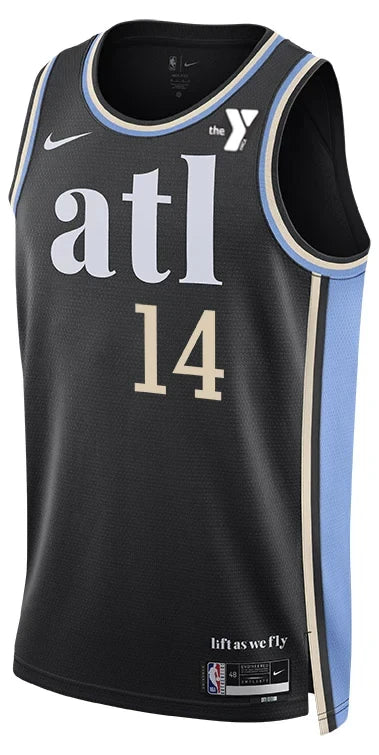 AJ Griffin Atlanta Hawks Youth 2023/24 Fly City Edition Swingman Jersey