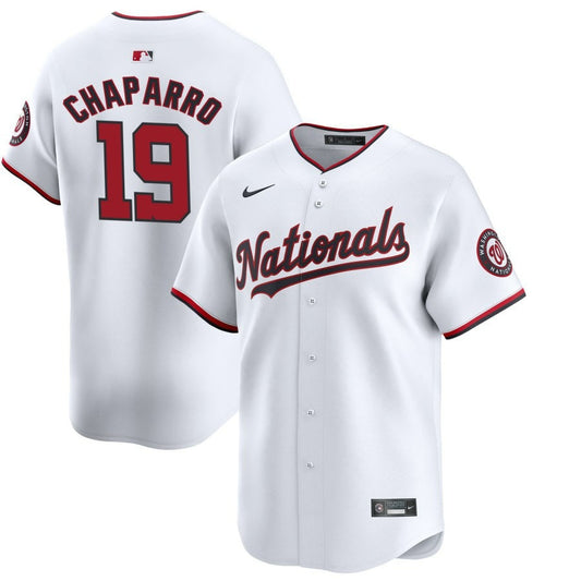 Andres Chaparro Washington Nationals 2024 Home Limited White Jersey
