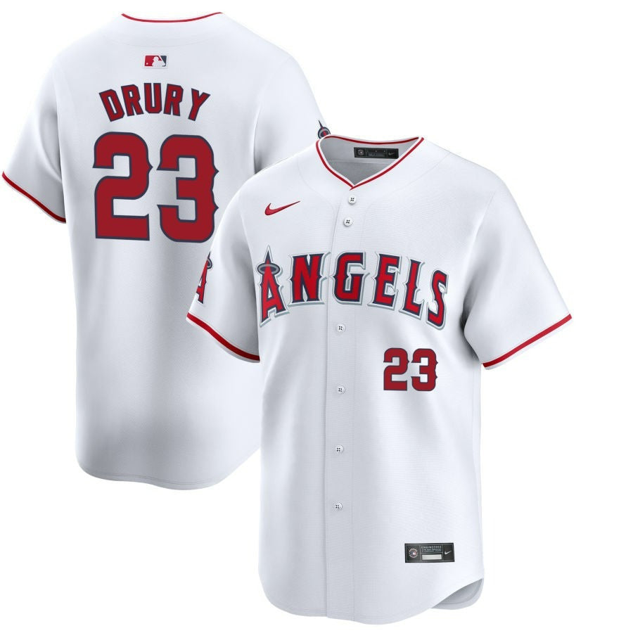 Brandon Drury Los Angeles Angels 2024 Home Limited White Jersey
