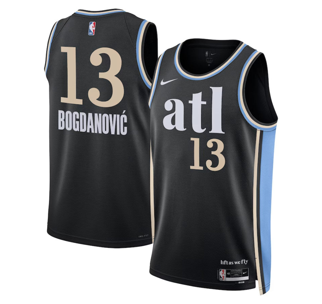 Bogdan Bogdanovic Atlanta Hawks 2024 City Edition Fan Support Team Jersey