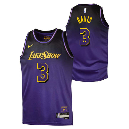 Anthony Davis Los Angeles Lakers 2024-2025 City Edition Fan Support Team Purple Jersey