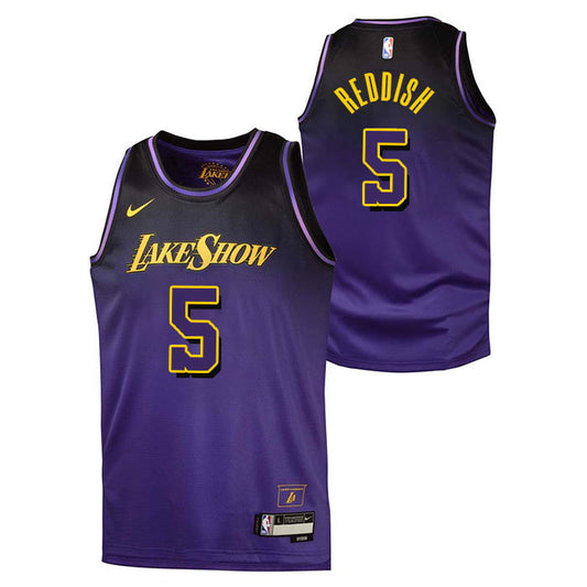 Cam Reddish Los Angeles Lakers 2024-2025 City Edition Fan Support Team Purple Jersey