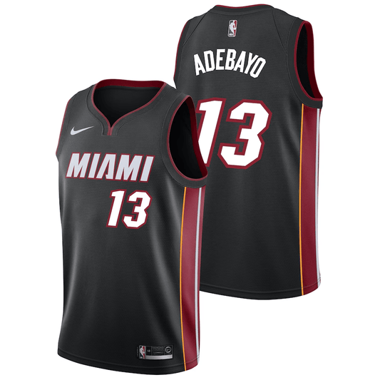 Bam Adebayo Miami Heat 2024 Icon Edition Fan Support Team Jersey