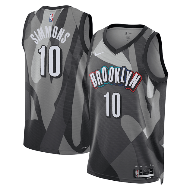 Ben Simmons Brooklyn Nets 2024-2025 City Edition Fan Support Team Black Jersey