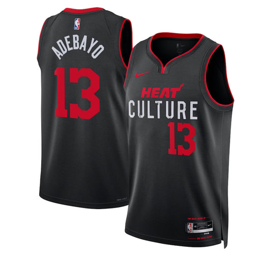 Bam Adebayo Miami Heat 2024 City Edition Fan Support Team Jersey