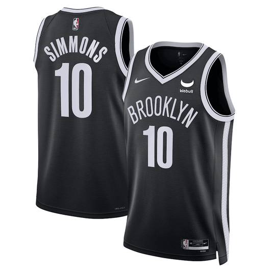 Ben Simmons Brooklyn Nets 2024 Icon Edition Fan Support Team Black Jersey