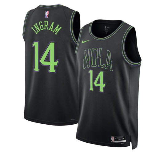 Brandon Ingram New Orleans Pelicans 2024 City Edition Fan Support Team Jersey