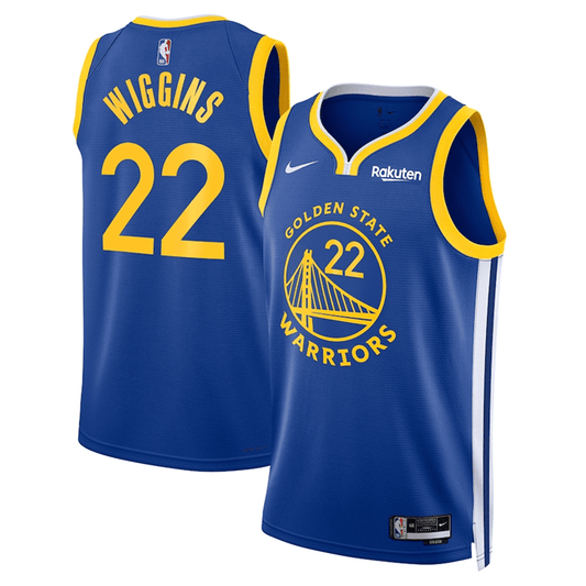 Andrew Wiggins Golden State Warriors 2024 Icon Edition Fan Support Team Royal Jersey