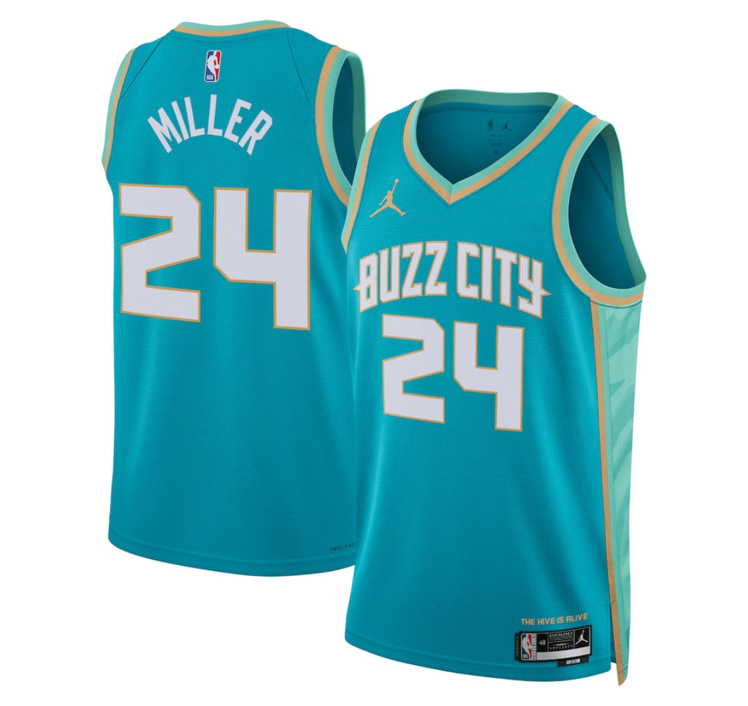 Brandon Miller Charlotte Hornets 2024 City Edition Fan Support Team Jersey