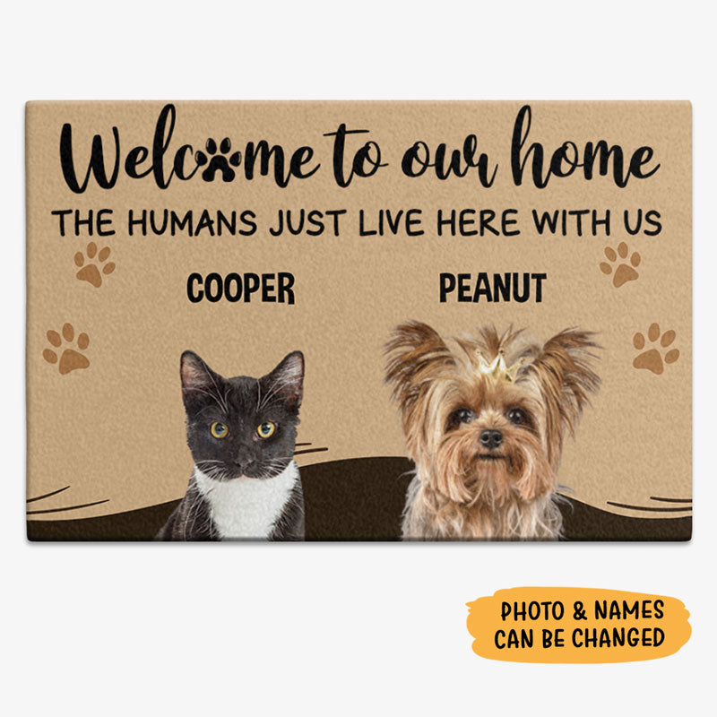 Welcome To Our Home, Custom Photo Doormat