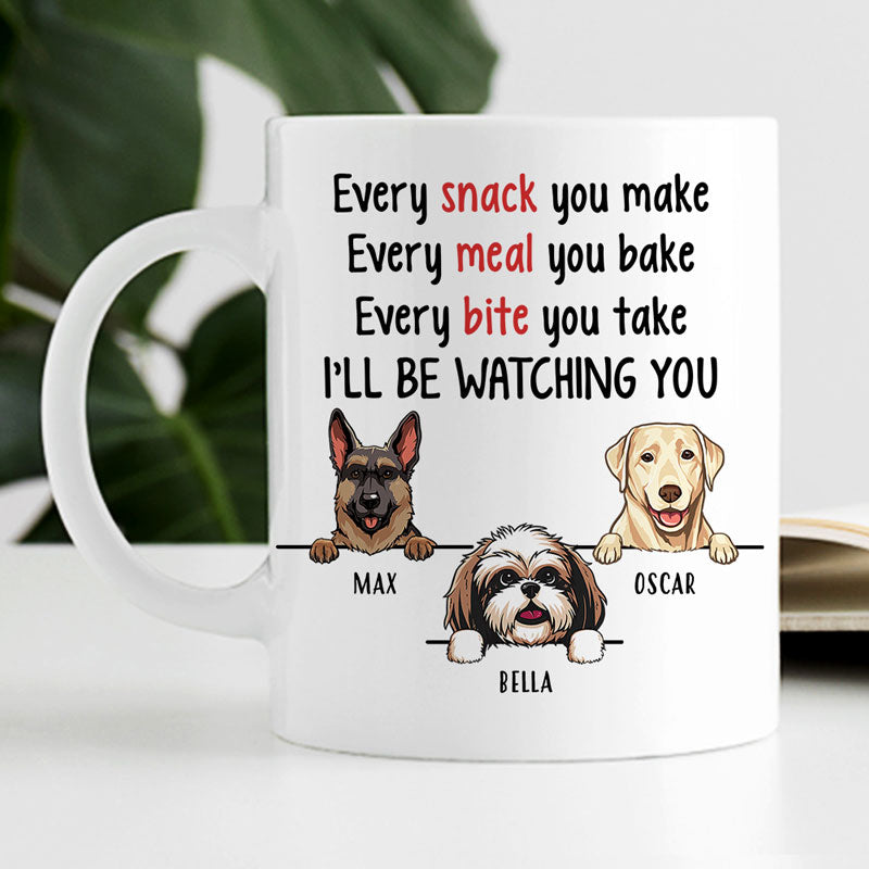 Watching You, Funny Personalized Mug for Dog Lovers